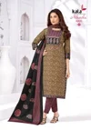 Niharika Vol 6 By Kala Cotton Ajrak Printed Kurti With Bottom Dupatta 